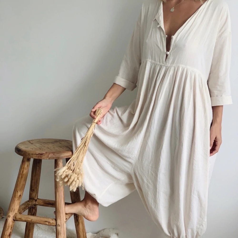 Never worn Lune Jumpsuit in Buttermilk